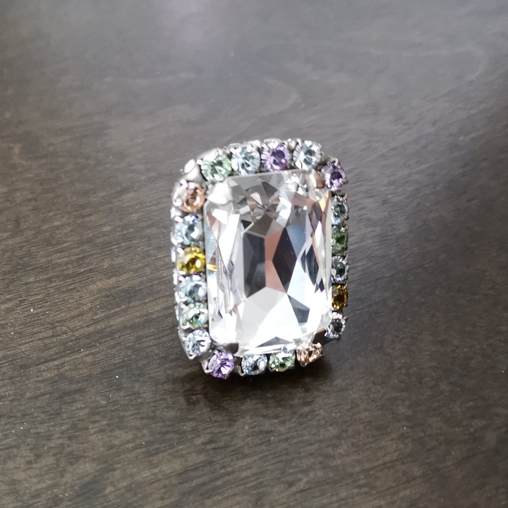 Colorful crystal Ring